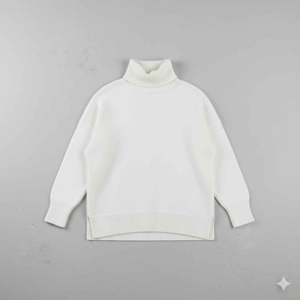 Kuscheliger Damenpullover mit Rollkragen | Warm für Herbst/Winter