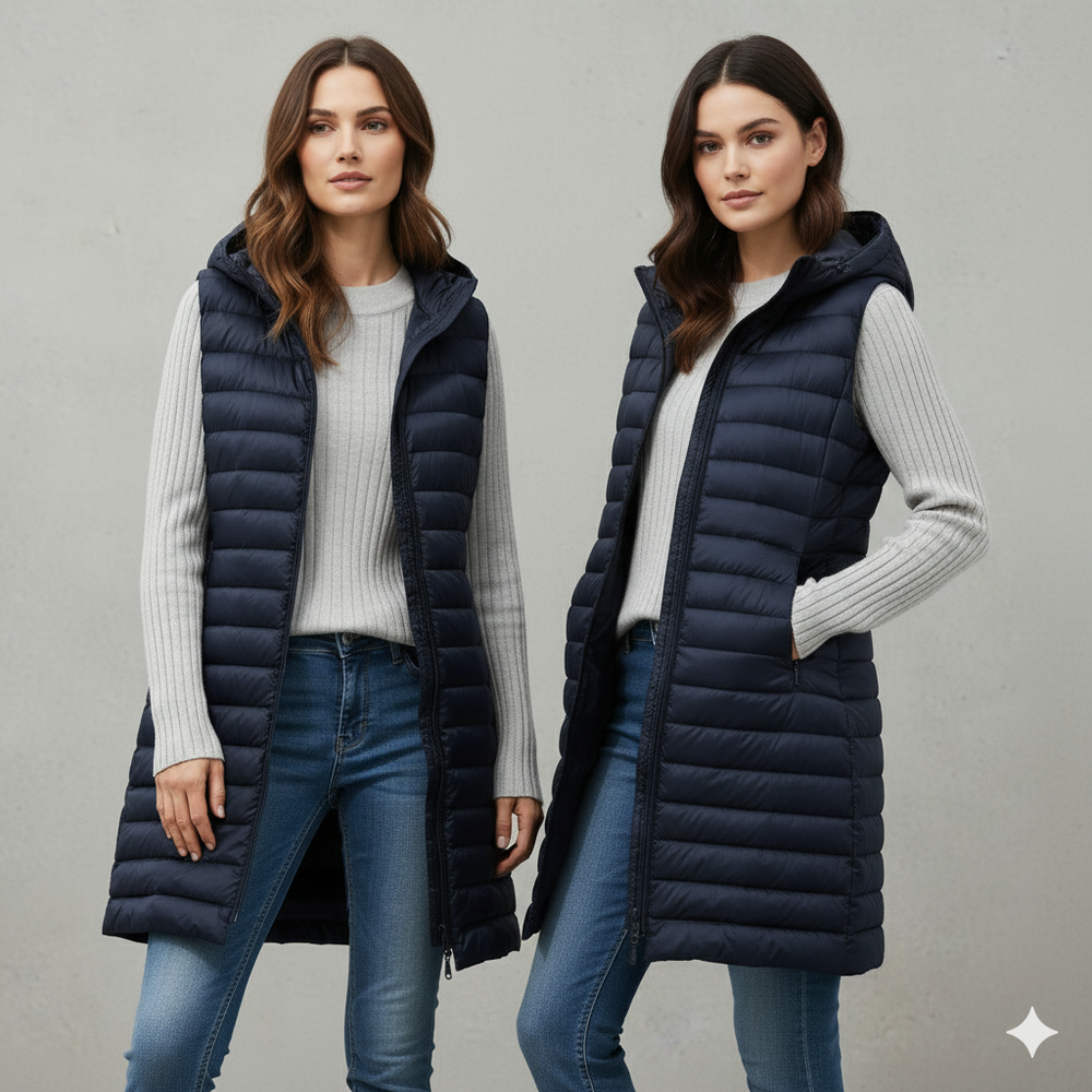 Damenweste mit Kapuze | Leicht & Warm für Herbst/Winter