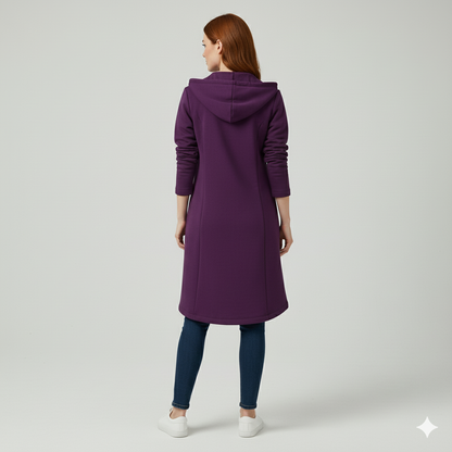 Damen Sweatjacke mit Kapuze & Reißverschluss | Herbst/Winter