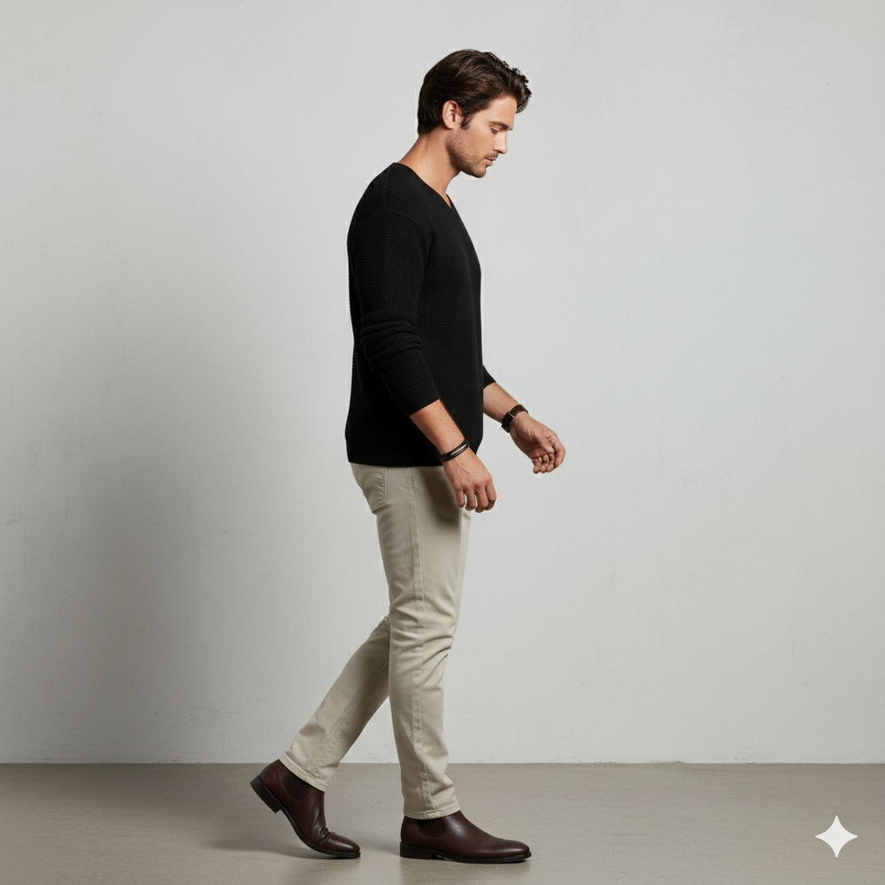 Lässiger Damen Strickpullover mit V-Ausschnitt | Freizeit | Herbst