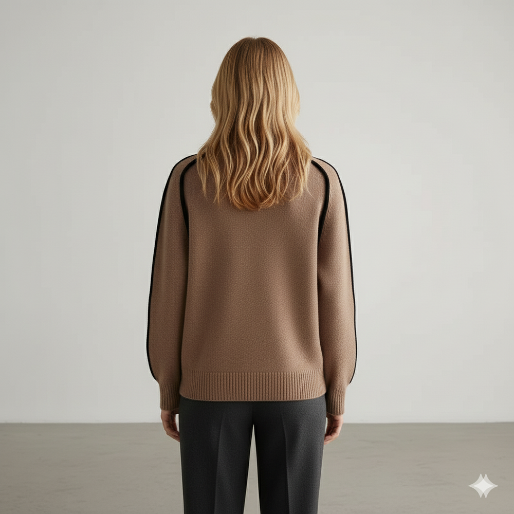 Damenpullover mit Stehkragen | Locker & Modern für Herbst/Winter