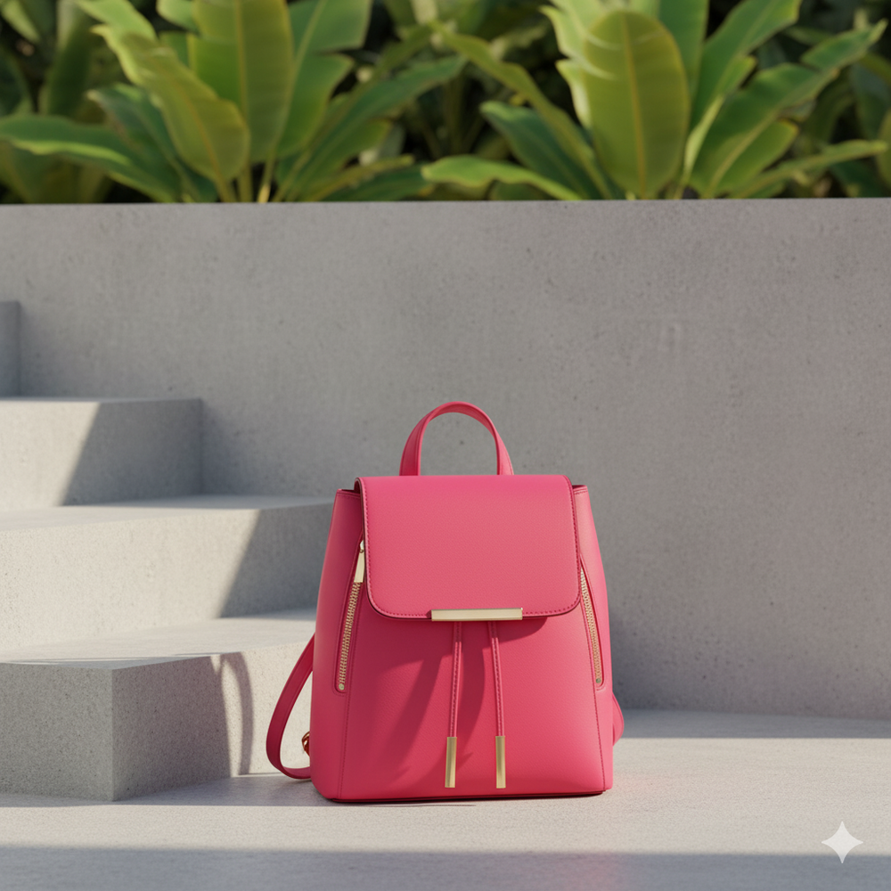 Damen Rucksack aus Kunstleder | Elegant & Praktisch