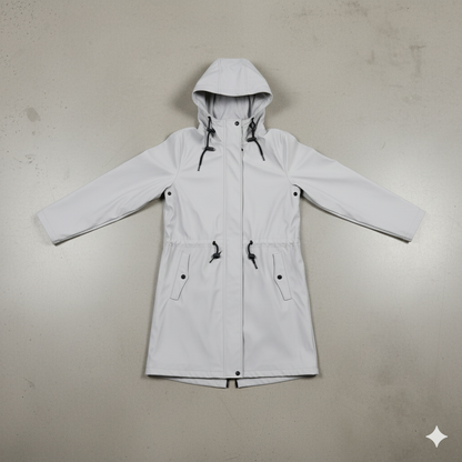 Damen Regenjacke mit Kapuze | Leicht & Wasserdicht | Übergang