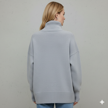 Kuscheliger Damenpullover mit Rollkragen | Warm für Herbst/Winter