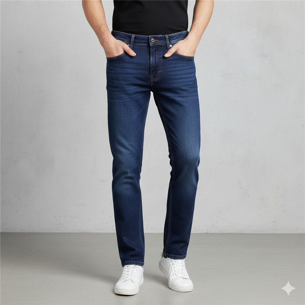 Herren Jeans Regular Fit | Bequem & Elastisch für Alltag & Business