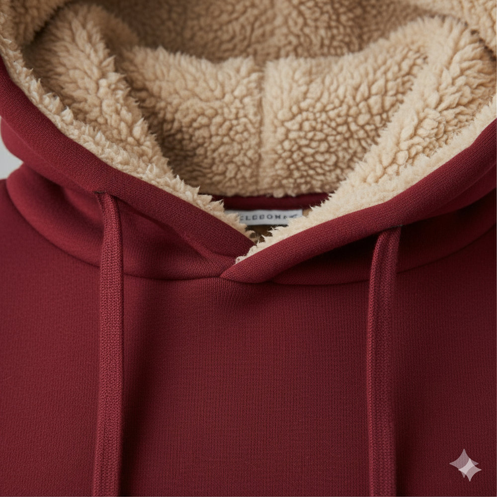 Kuscheliger Damen Hoodie mit Teddyfutter