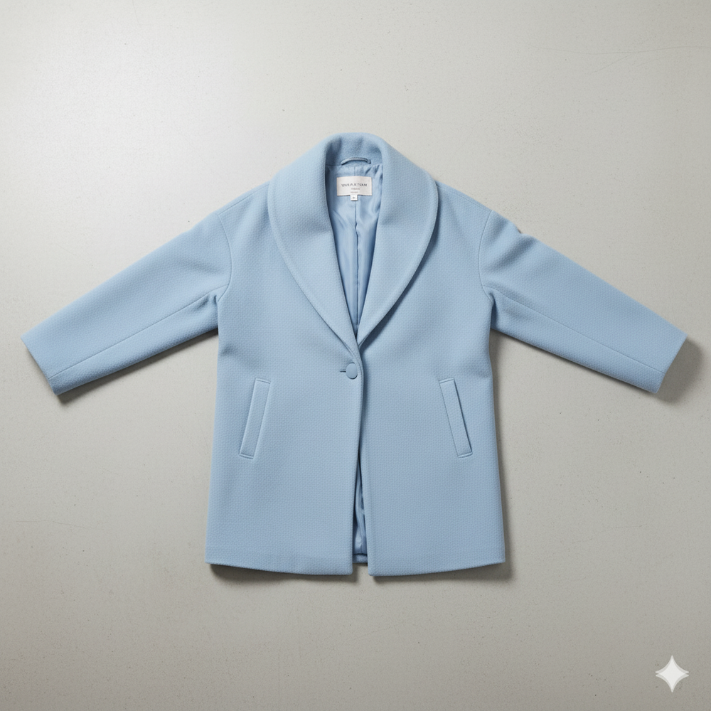 Damen Wollmantel Figurbetont Elegant | Stehkragen | Herbst Winter