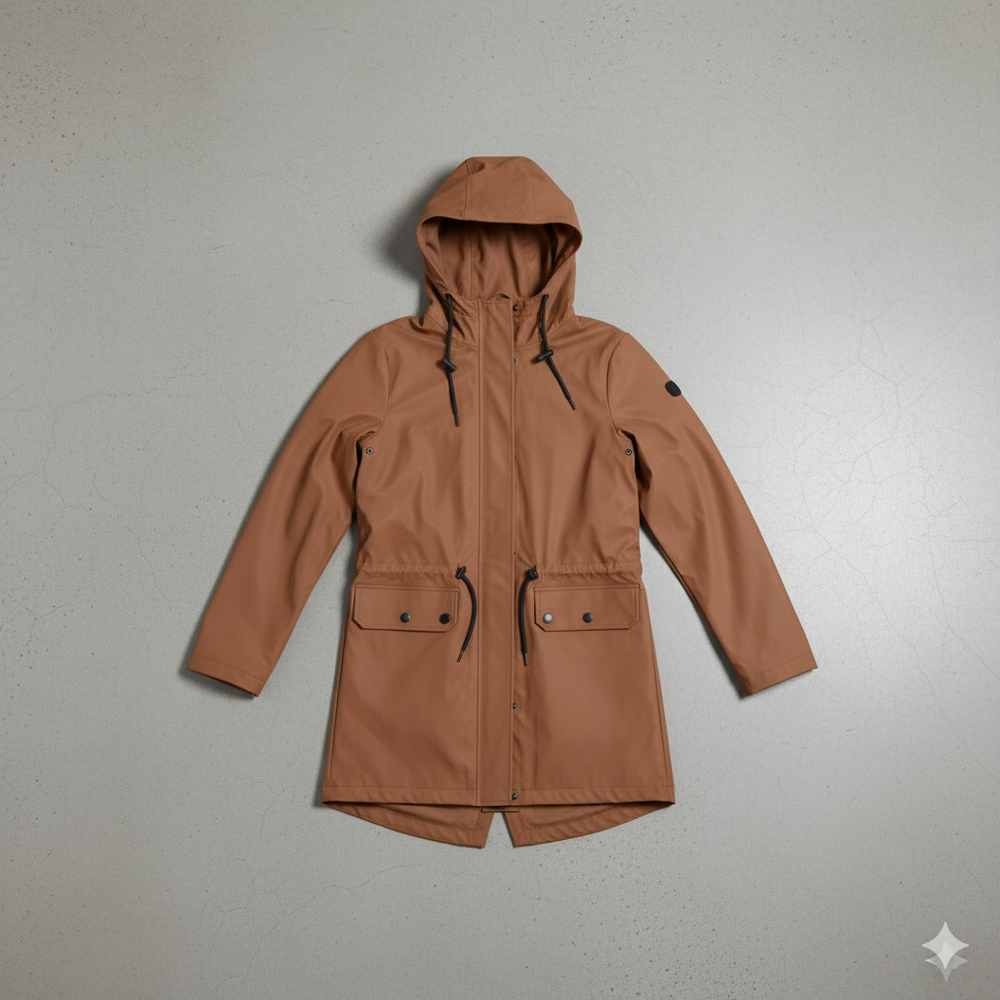 Damen Regenjacke mit Kapuze | Leicht & Wasserdicht | Übergang