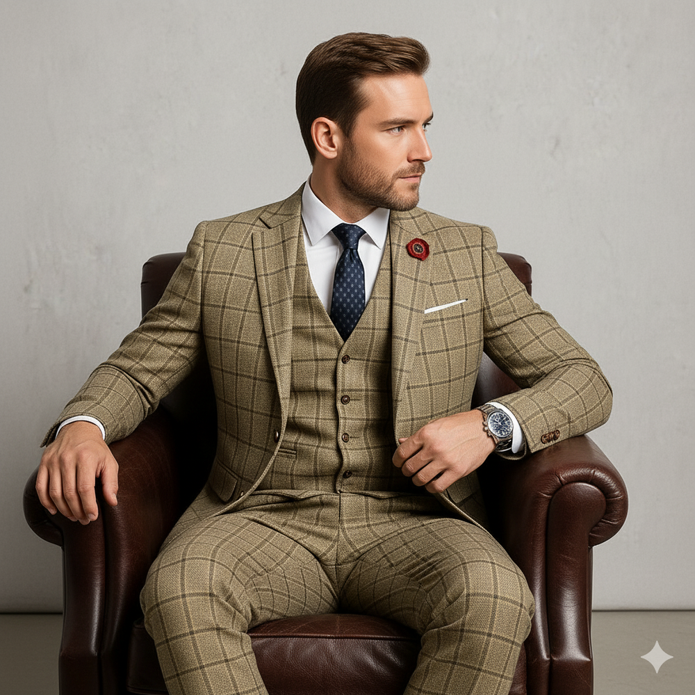 Herren Anzug 3-teilig Slim Fit | Elegant & Festlich