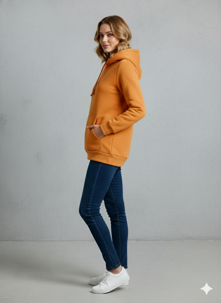 Kuscheliger Damen Hoodie mit Teddyfutter