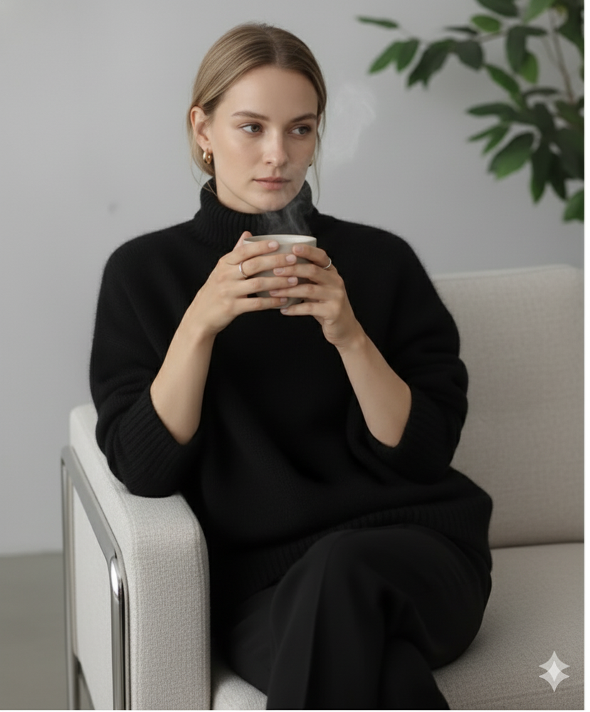 Kuscheliger Damen Rollkragenpullover | Herbst Winter