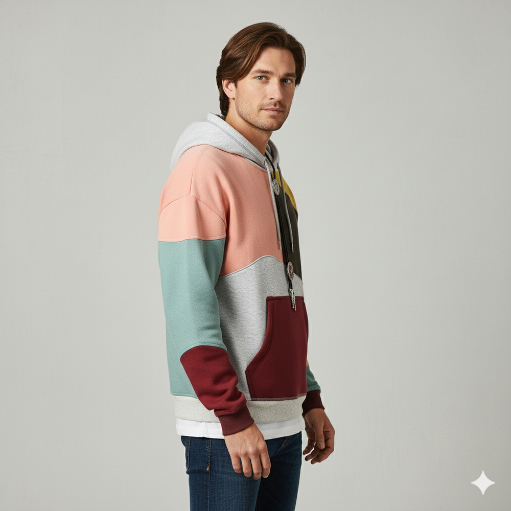 Stylischer Herren Hoodie | Muster & Casual | Herbst