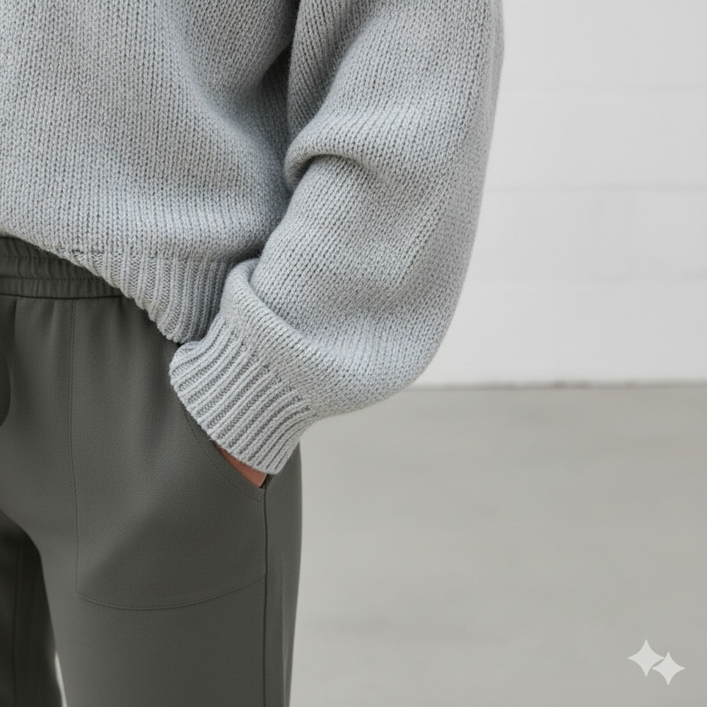 Damen Strickpullover mit V Ausschnitt | Locker & Freizeit