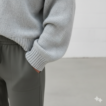 Damen Strickpullover mit V Ausschnitt | Locker & Freizeit