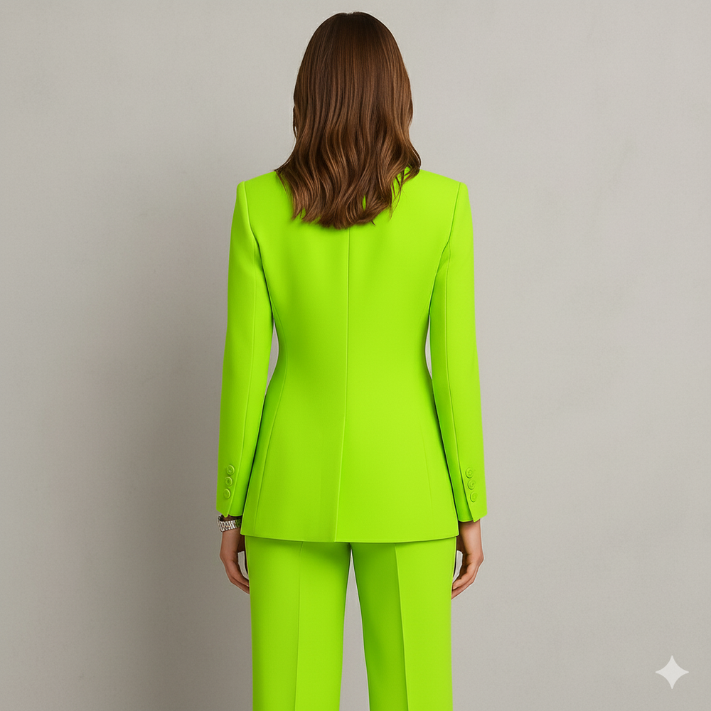 Elegantes Damen Anzugset | Blazer & Hose | Slim Fit Business