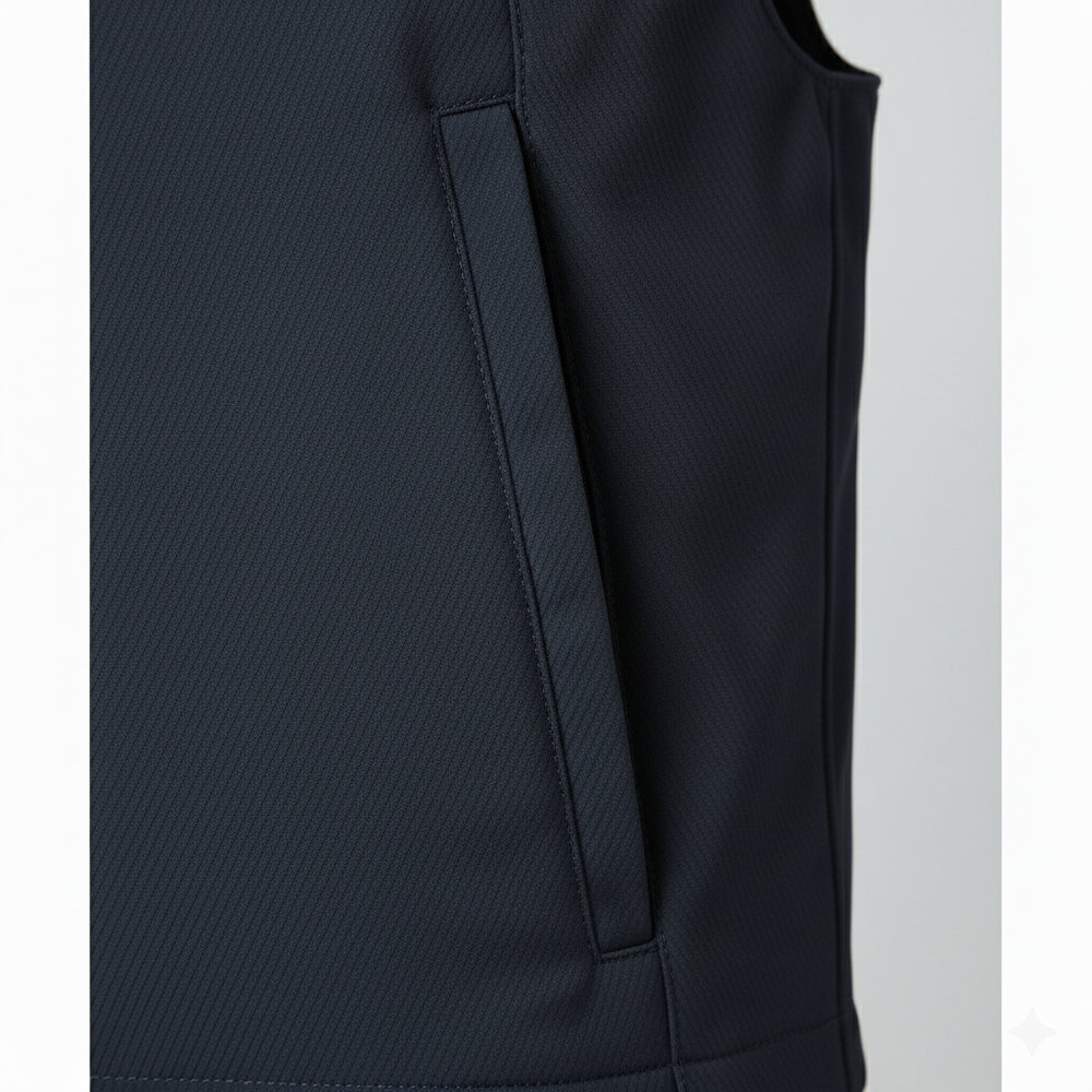 Herren Outdoor Weste mit Reißverschluss | Leicht & Atmungsaktiv