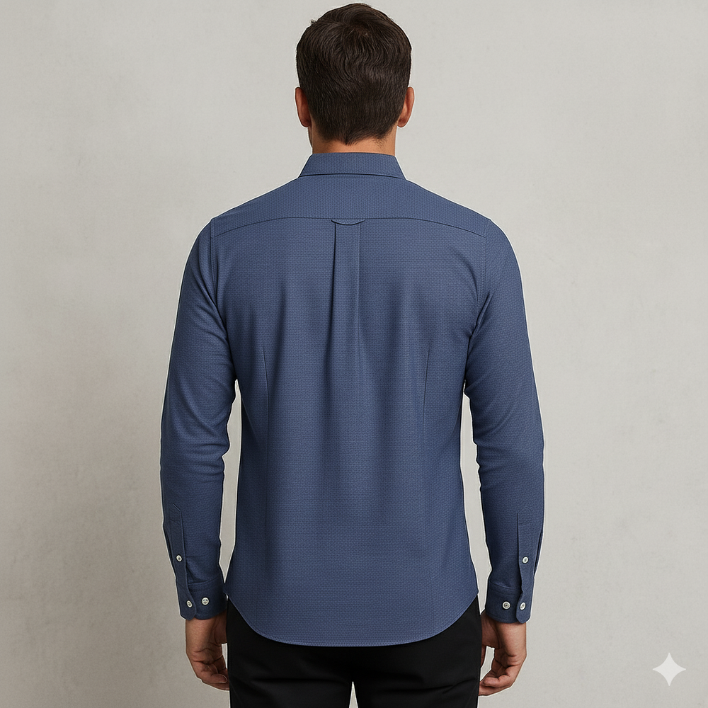 Herren Slim Fit Businesshemd | Atmungsaktiv & Herbst