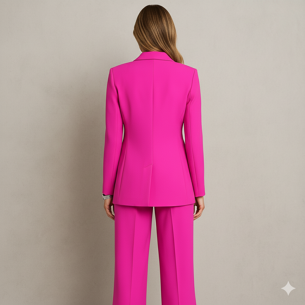 Elegantes Damen Anzugset | Blazer & Hose | Slim Fit Business