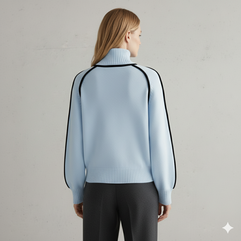 Damenpullover mit Stehkragen | Locker & Modern für Herbst/Winter