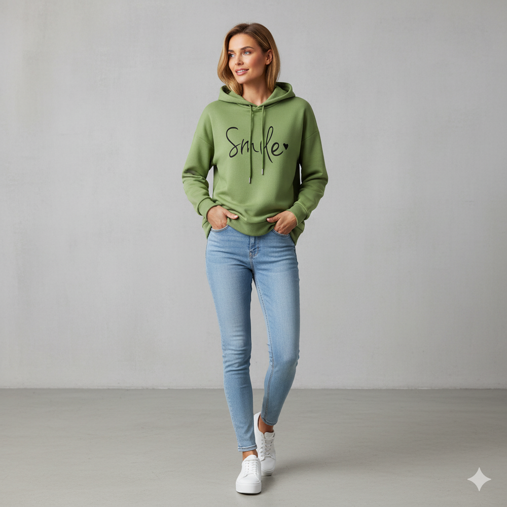 Bequemer Damen Hoodie mit Motiv