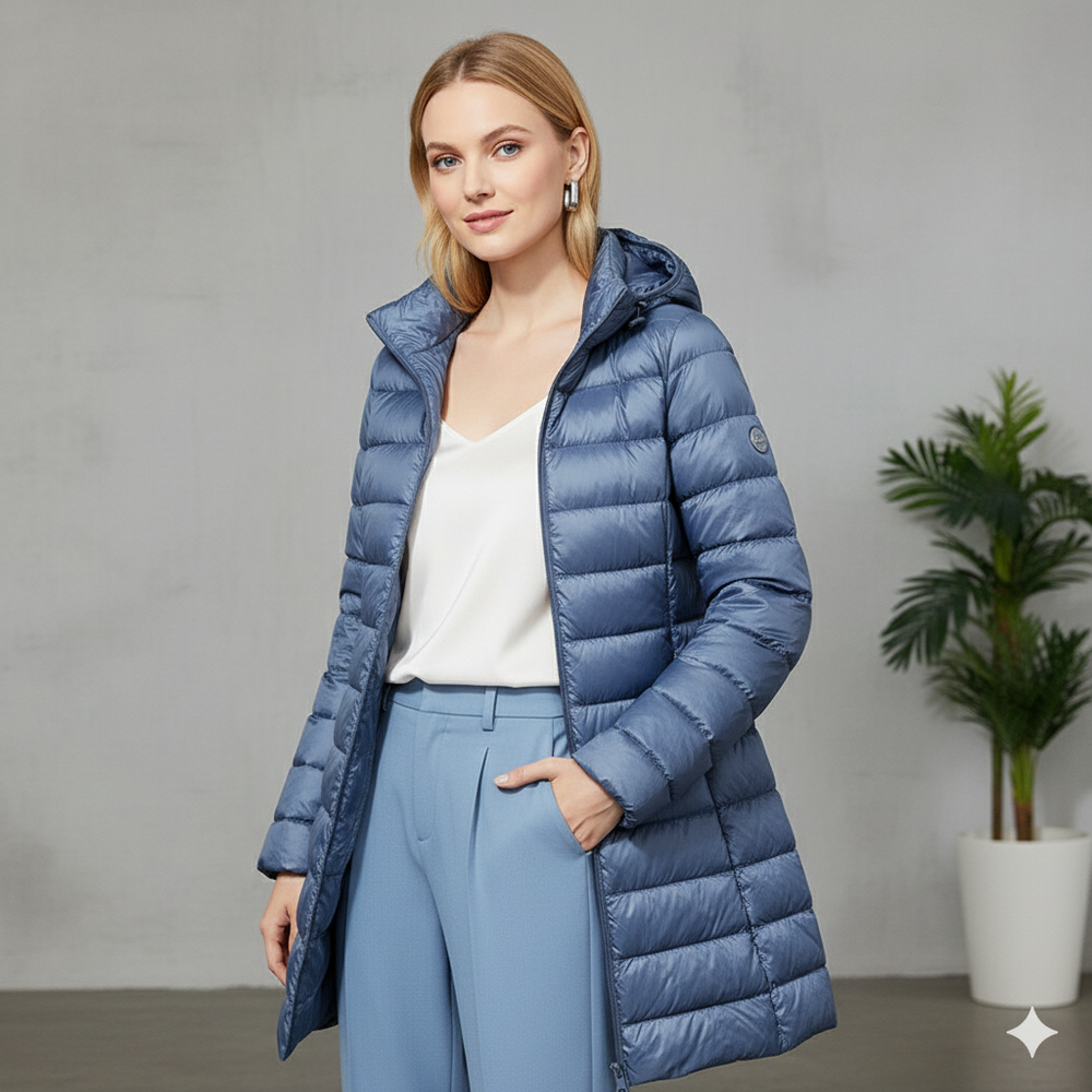 Damen Daunenjacke mit Kapuze | Leicht & Warm | Winter