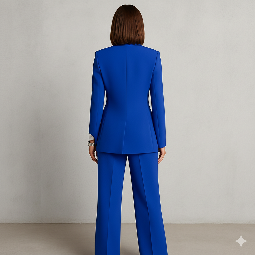 Elegantes Damen Anzugset | Blazer & Hose | Slim Fit Business