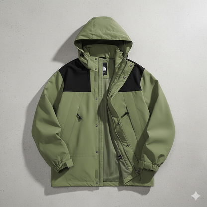 Herren Outdoorjacke mit Kapuze | Winddicht & Leicht | Freizeit