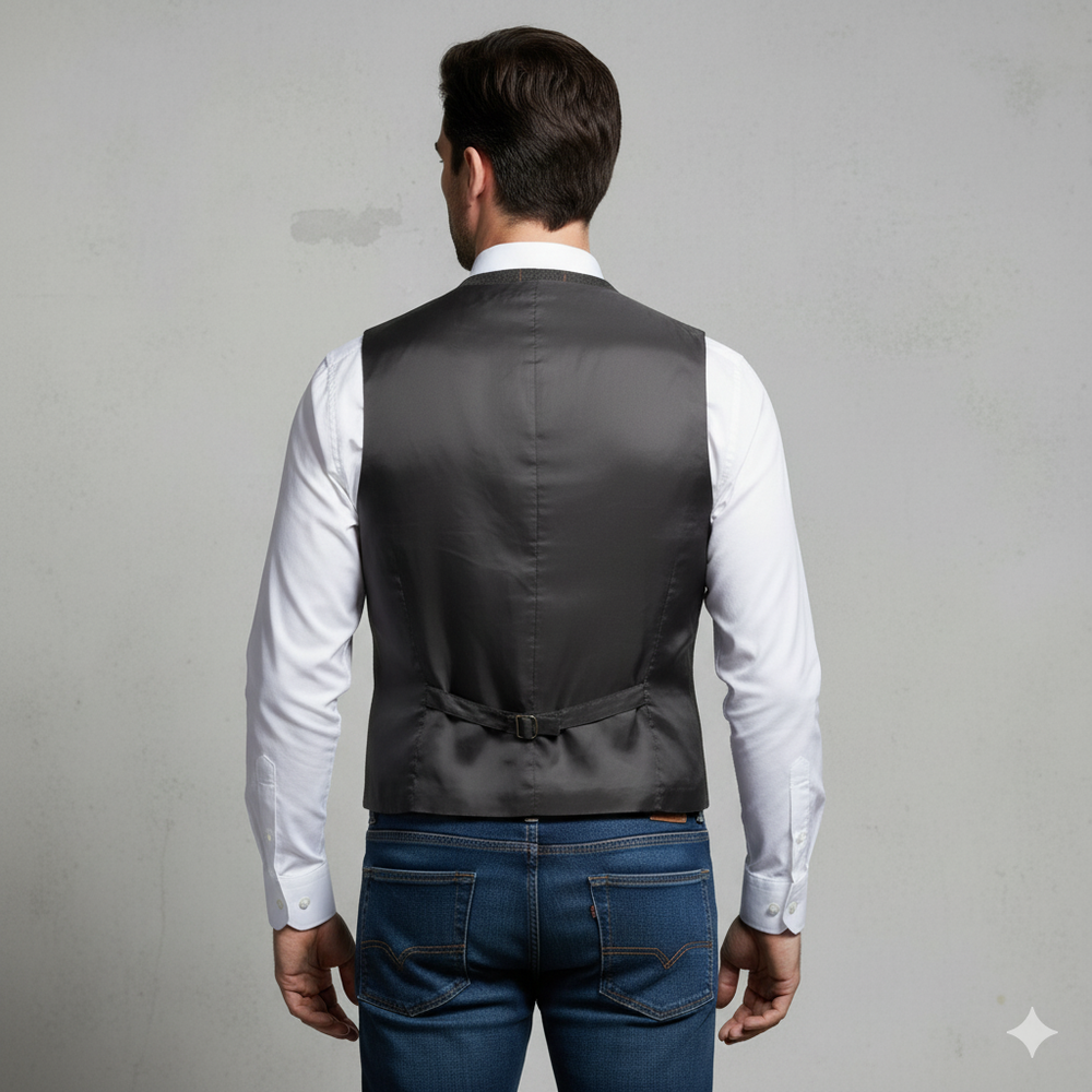 Herren Weste mit Karomuster | Elegant & Modern | Herbst/Winter