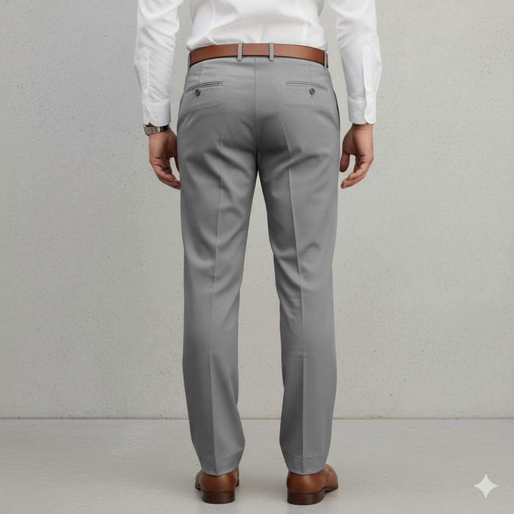 Klassische Herren Stoffhose | Regular Fit & Knitterarm