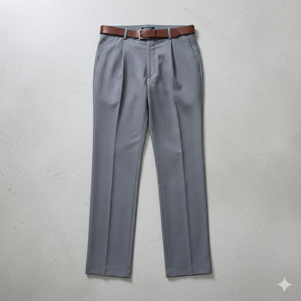 Klassische Herren Stoffhose | Regular Fit & Knitterarm