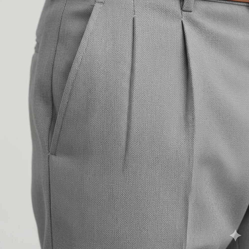 Klassische Herren Stoffhose | Regular Fit & Knitterarm