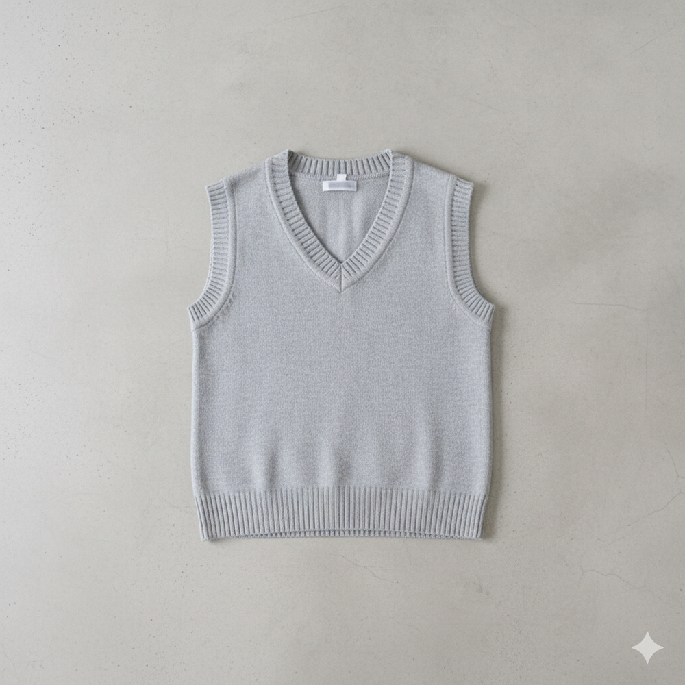 Herren Strickweste im College Stil | Herbst | Übergröße