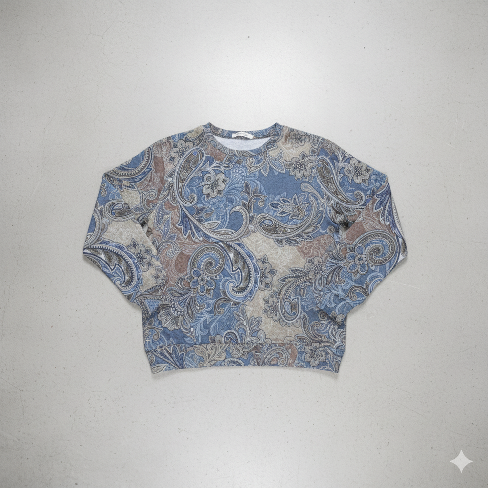 Damen Strickpullover mit Blumenmuster | Locker & Elegant