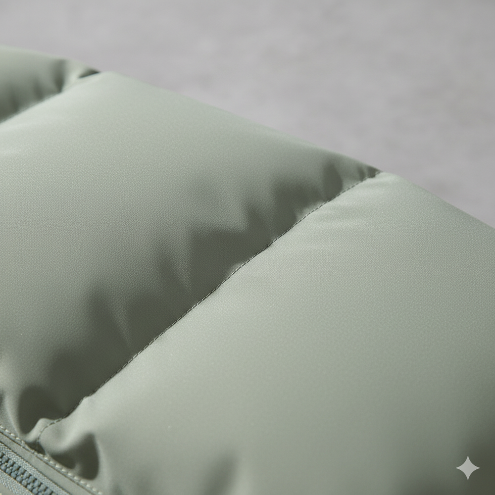 Warme Herren Pufferjacke mit Kapuze