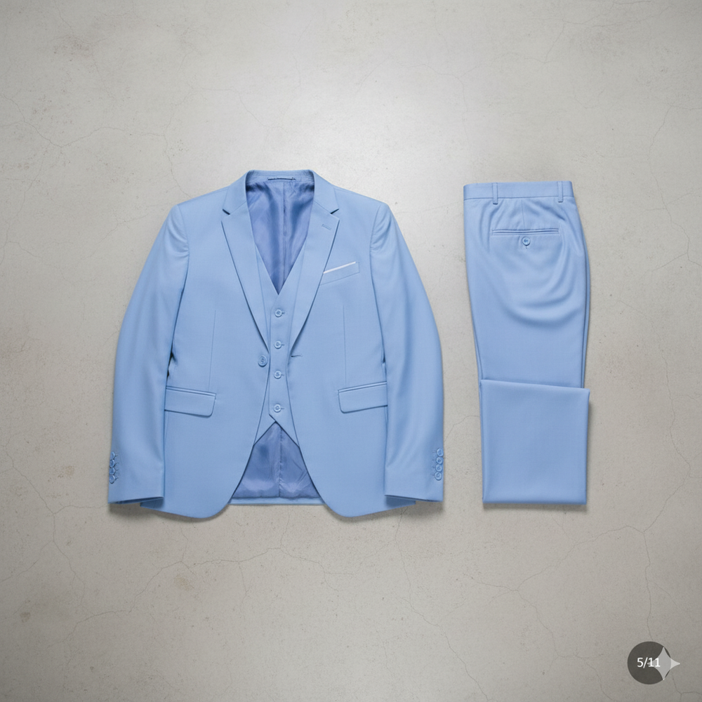 Herren Anzug 3-teilig | Slim Fit Elegant für Business & Hochzeit