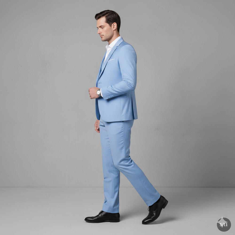 Herren Anzug 3-teilig | Slim Fit Elegant für Business & Hochzeit