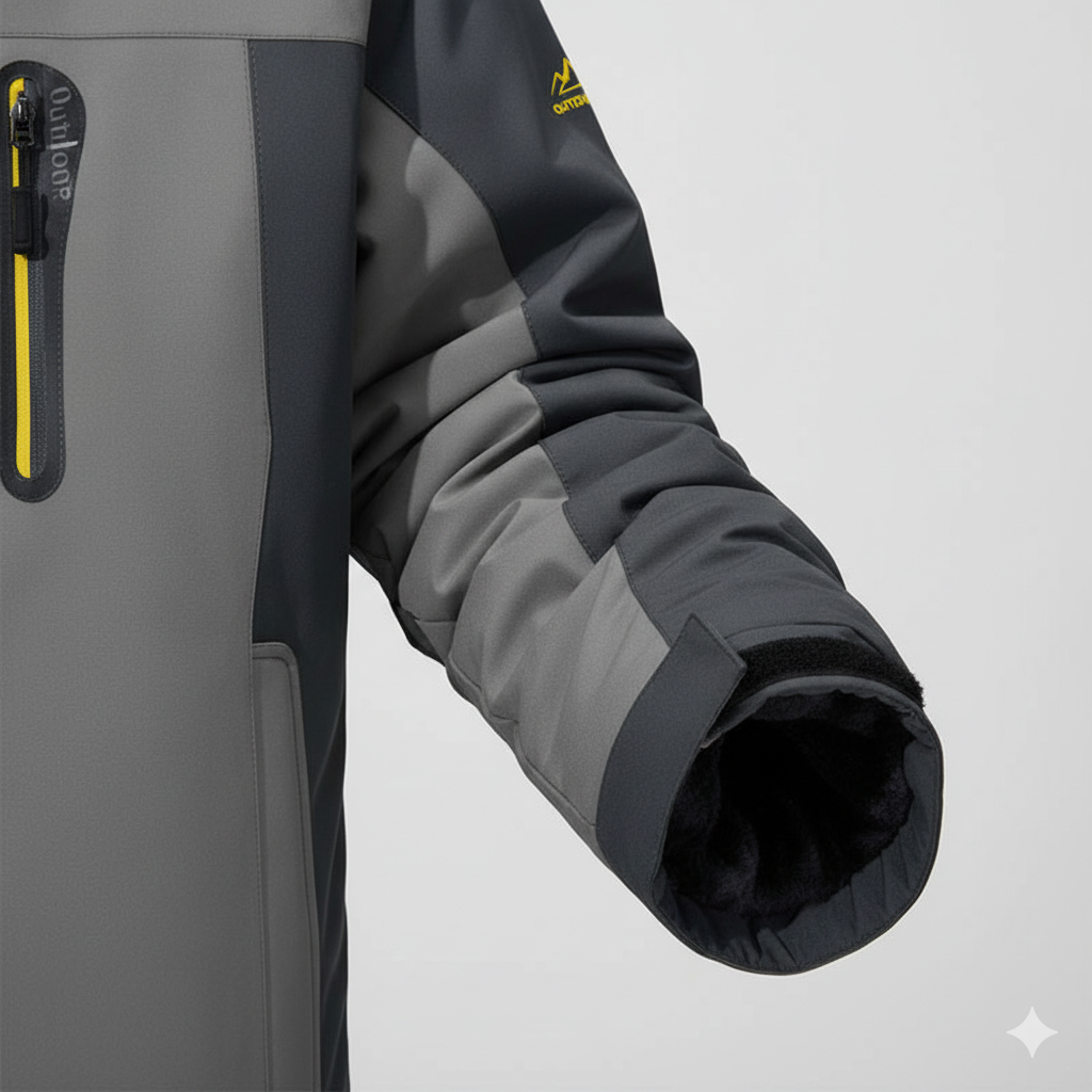 Herren Skijacke mit Kapuze | Winddicht & Warm | Winter Outdoor