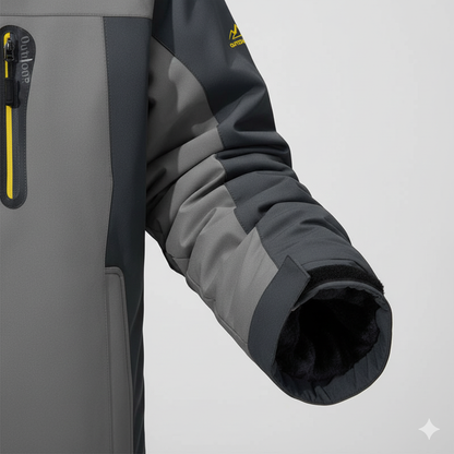 Herren Skijacke mit Kapuze | Winddicht & Warm | Winter Outdoor