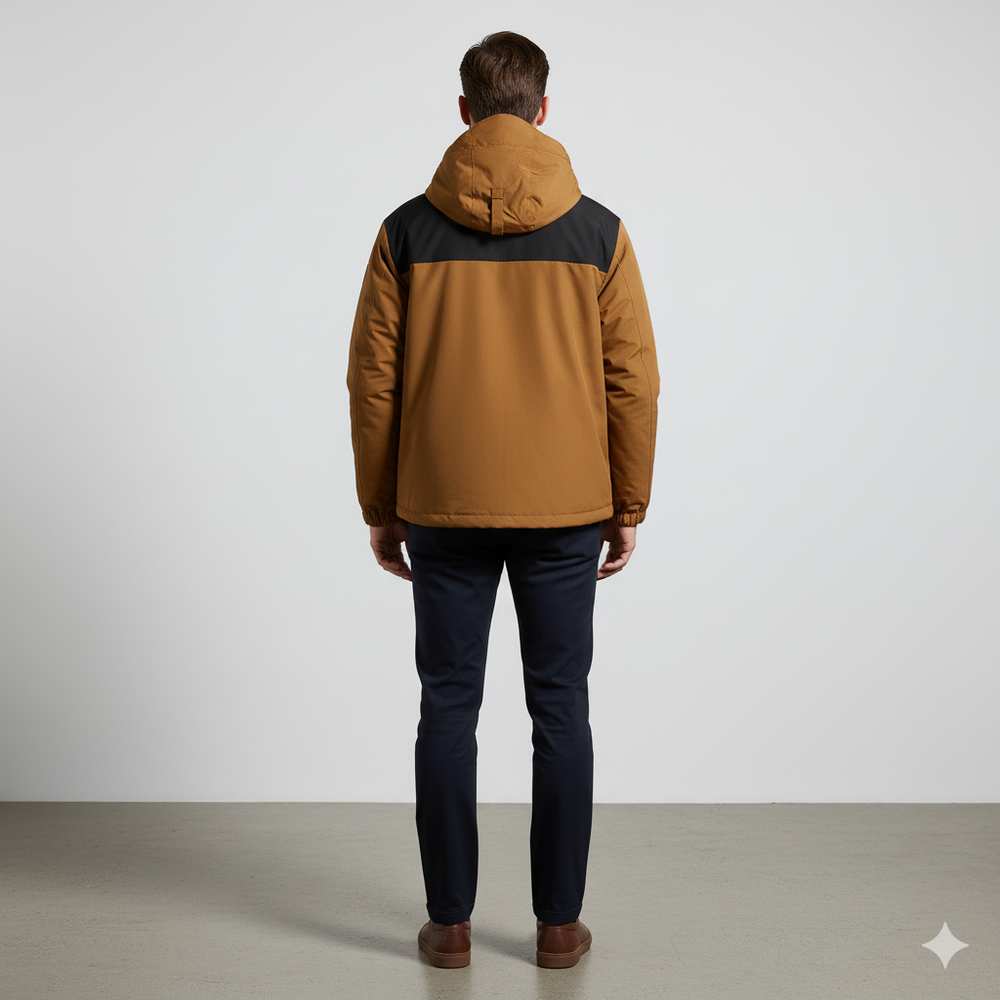 Herren Outdoorjacke mit Kapuze | Winddicht & Leicht | Freizeit