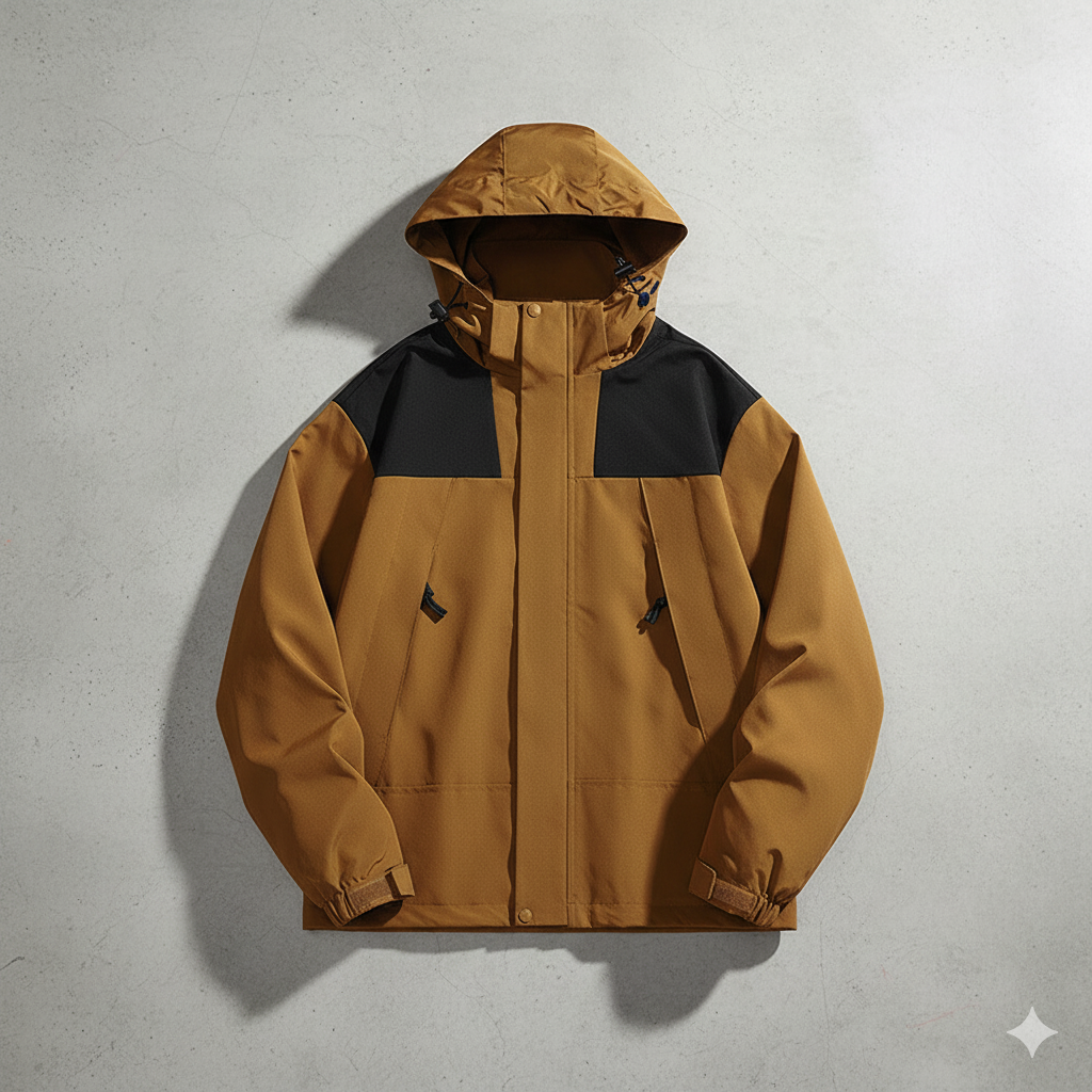 Herren Outdoorjacke mit Kapuze | Winddicht & Leicht | Freizeit