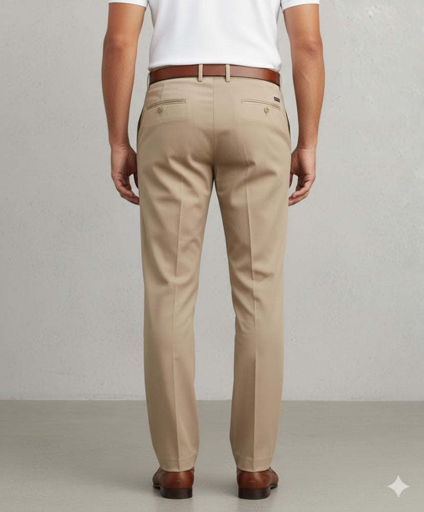 Klassische Herren Stoffhose | Regular Fit & Knitterarm