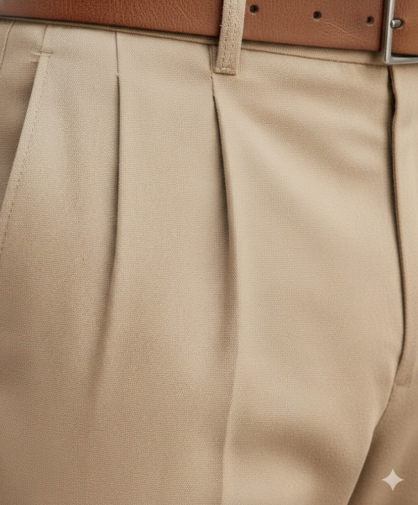 Klassische Herren Stoffhose | Regular Fit & Knitterarm