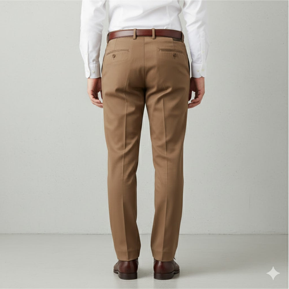 Klassische Herren Stoffhose | Regular Fit & Knitterarm