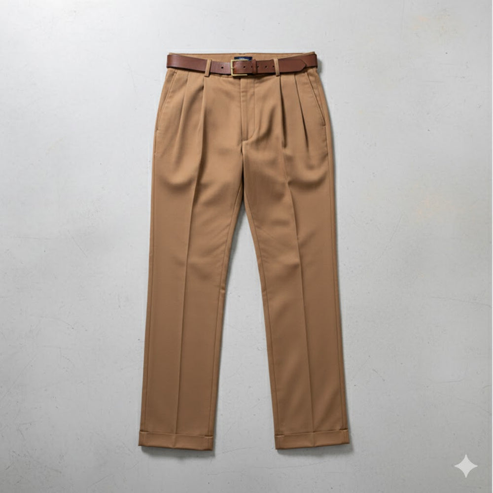 Klassische Herren Stoffhose | Regular Fit & Knitterarm