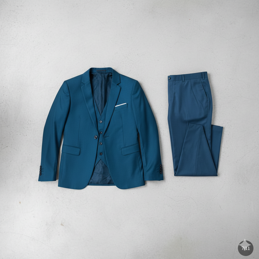 Herren Anzug 3-teilig | Slim Fit Elegant für Business & Hochzeit