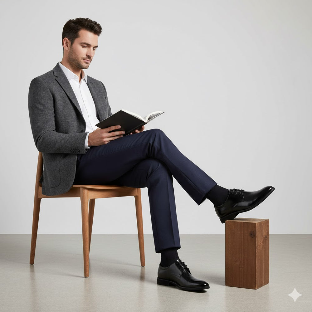 Herren Business Schuhe | Klassische Leder Schnürschuhe Elegant