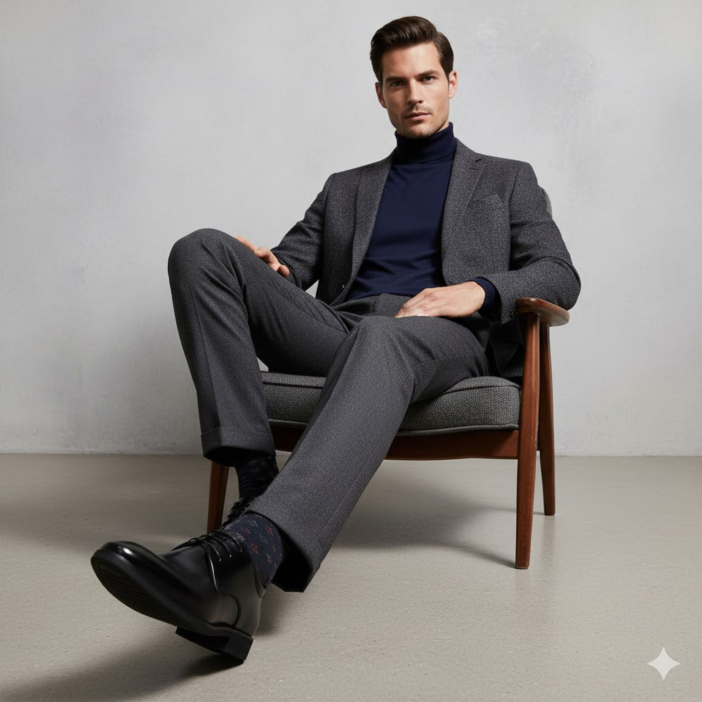 Herren Business Schuhe | Klassische Leder Schnürschuhe Elegant