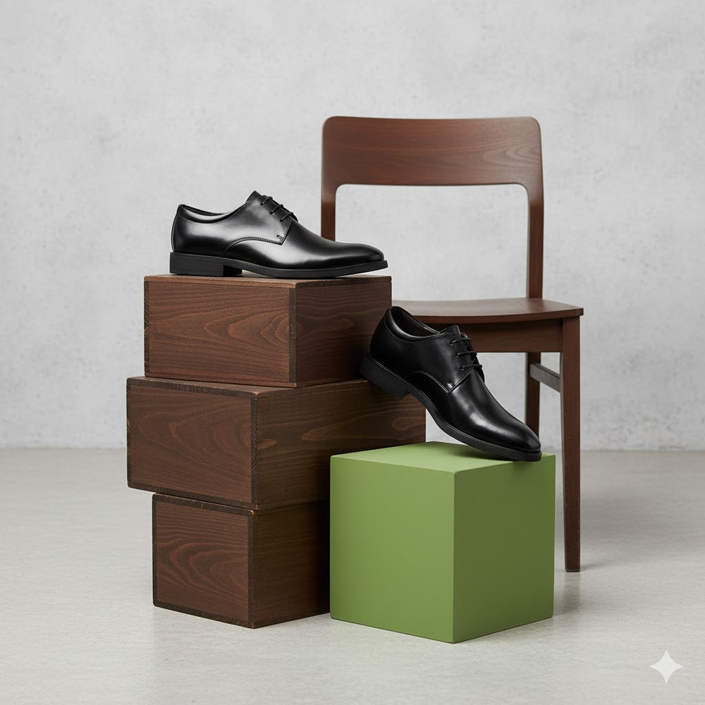 Herren Business Schuhe | Klassische Leder Schnürschuhe Elegant