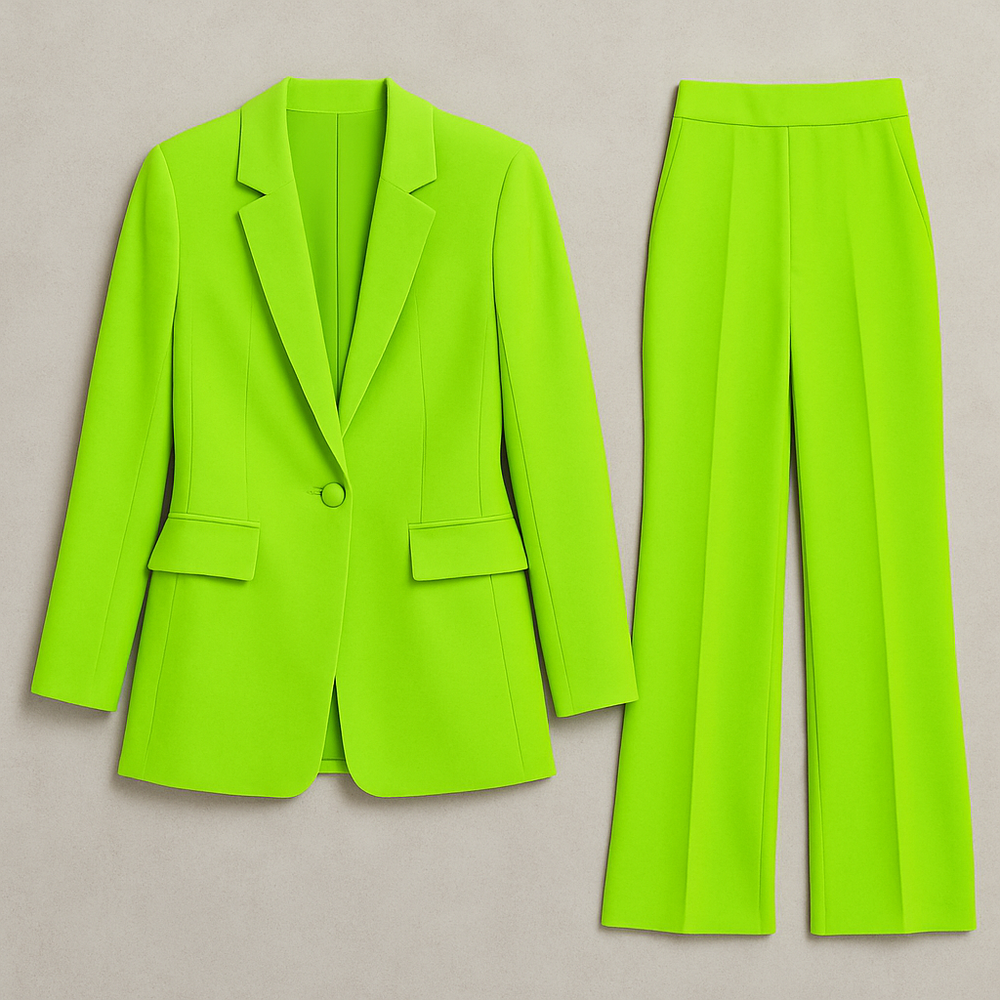 Elegantes Damen Anzugset | Blazer & Hose | Slim Fit Business