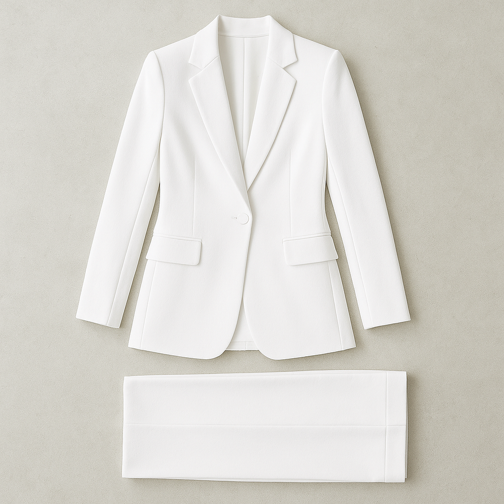 Elegantes Damen Anzugset | Blazer & Hose | Slim Fit Business